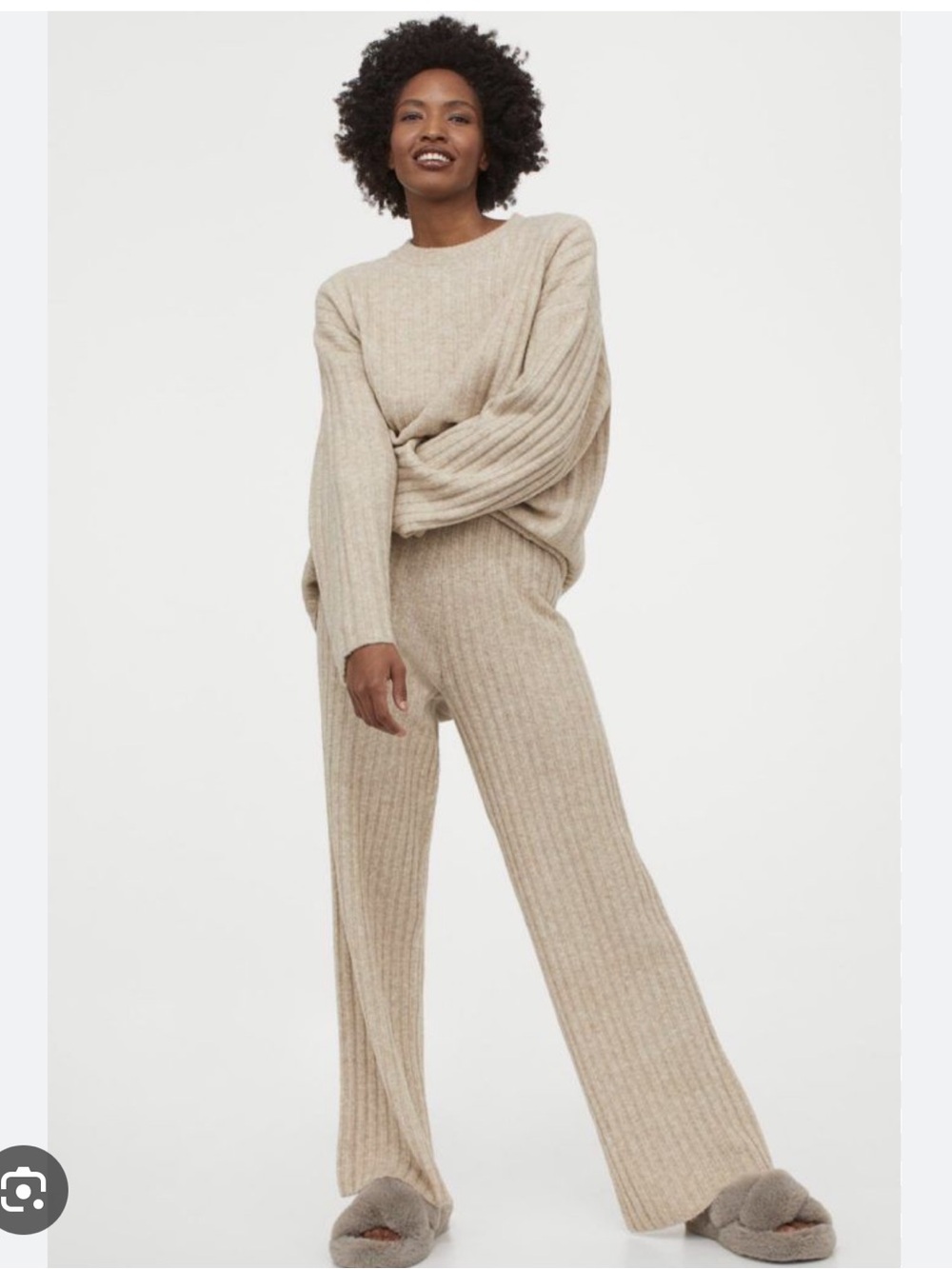 H&M Ribbed Knit Mock Neck Sweater - Picture 8 of 8